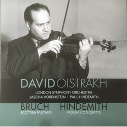 Bruch Hindemith Scottish Fantasia / Violin Concert Vinyl LP