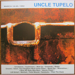Uncle Tupelo March 16-20, 1992 Vinyl LP
