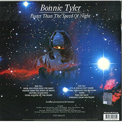Bonnie Tyler Faster Than The Speed Of Night Vinyl LP