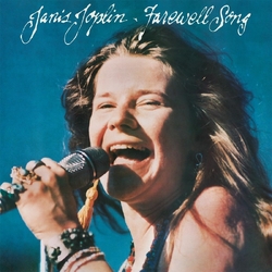 Janis Joplin Farewell Song VINYL LP Red & White Marbled