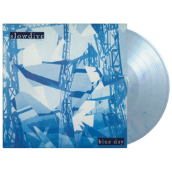 Slowdive Blue Day VINYL LP Blue & White Marbled Coloured