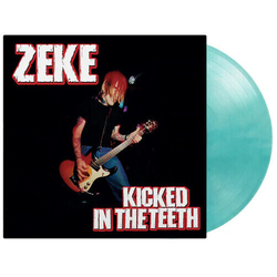 Zeke Kicked In The Teeth VINYL LP Crystal Clear & Turquoise