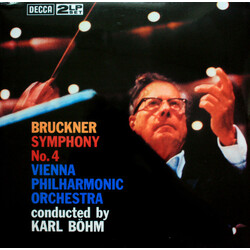 Anton Bruckner / Wiener Philharmoniker / Karl Böhm Symphony No. 4 In E Flat Major Vinyl 2 LP