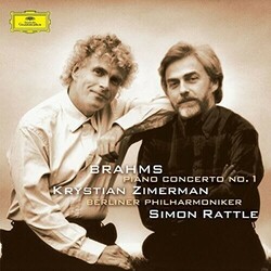 Johannes Brahms / Krystian Zimerman / Sir Simon Rattle / Berliner Philharmoniker Piano Concerto N.1 Vinyl LP