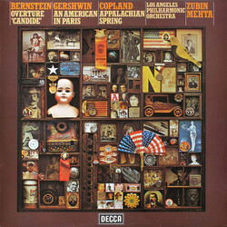 Leonard Bernstein / George Gershwin / Aaron Copland / Los Angeles Philharmonic Orchestra / Zubin Mehta Overture 'Candide' / An American In Paris / App
