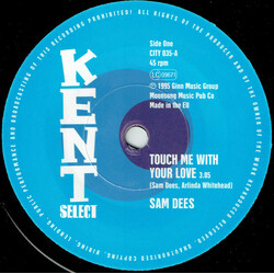Sam Dees Touch Me With Your Love / Run To Me Vinyl