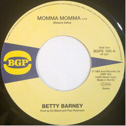 Betty Barney / The Chili Peppers Momma Momma / Chicken Scratch Vinyl