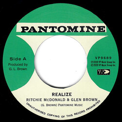Richard McDonald / Glen Brown Realize / Determination Skank Vinyl