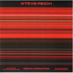 Steve Reich / Ensemble Intercontemporain / George Jackson (23) Reich/Richter Vinyl LP