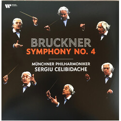 Anton Bruckner / Münchner Philharmoniker / Sergiu Celibidache Symphony No. 4 Vinyl LP