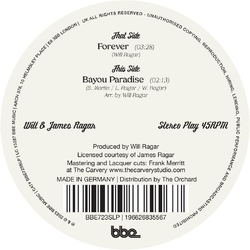 Will & James Ragar-Forever Bayou Paradise VINYL LP