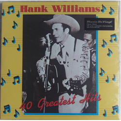 Hank Williams Hank Williams - 40 Greatest Hits Vinyl 2 LP