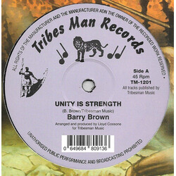 Barry Brown / Drummie Benji Unity Is Strength / Higher Region Vinyl