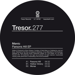Monic Parsons Hill Ep Vinyl
