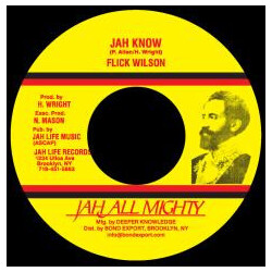 Flick Wilson Jah Know Vinyl