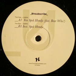 Unsubscribe Spek Hondje Vinyl