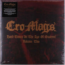 Cro-Mags Hard Times In The Age Of Quarrel Vol. 2 Vinyl 2 LP