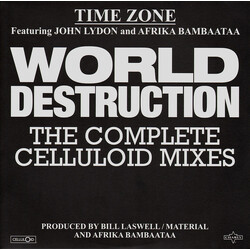Time Zone / John Lydon / Afrika Bambaataa World Destruction (The Complete Celluloid Mixes) Vinyl