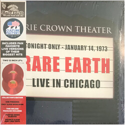 Rare Earth Live in Chicago Vinyl 2 LP