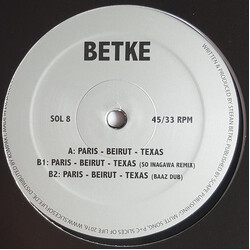 Stefan Betke Paris - Beirut - Texas Vinyl