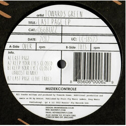 Towards Green Last Page EP Vinyl