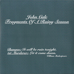 John Cale Fragments Of A Rainy Season Vinyl 2 LP
