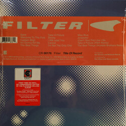 Filter (2) Title Of Record Vinyl 2 LP