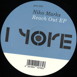 Niko Marks Reach Out EP Vinyl