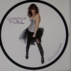 Gabrielle De Val Kiss In A Dragon Night (Ltd) (Pict) (Uk) VINYL LP