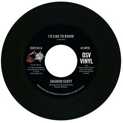 Sharon Scott 7-I'D Like To Know Vinyl