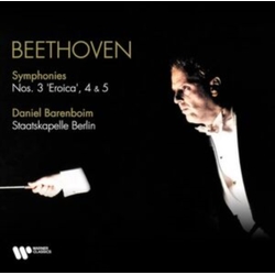 Daniel Barenboim Beethoven: Symphonies 3, 4 & 5 VINYL LP