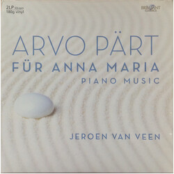 Arvo Pärt / Jeroen van Veen (2) Für Anna Maria (Piano Music) Vinyl 2 LP