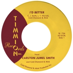 Carlton Jumel Smith 7-I'D Better Vinyl