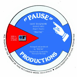 Pause Got To Know Vinyl