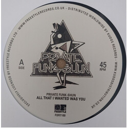 Private Funk-Shun All That I Wanted Was You Vinyl