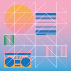 Hologram Teen Day-Glo Chaos VINYL LP
