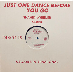 Shahid Wheeler Just One Dance Before You Go Vinyl