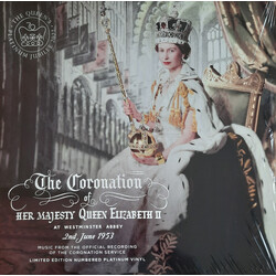 Various Music From The Official Recording Of The Coronation Service Of Her Majesty Queen Elizabeth II At Westminster Abbey, 2nd June 1953 Vinyl LP