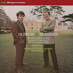 David Munrow / Georg Philipp Telemann / Giuseppe Sammartini / Georg Friedrich Händel Munrow & Marriner Vinyl LP