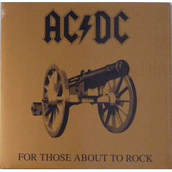 AC/DC For Those About To Rock (We Salute You) Vinyl LP