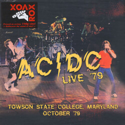 AC/DC Live '79, Towson State College, Maryland Vinyl 2 LP