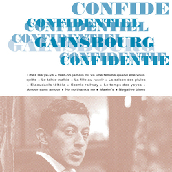Serge Gainsbourg Confidentiel Vinyl LP
