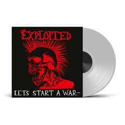 Exploited Let's Start A War Said Maggie One Day - Clear (Uk) VINYL LP
