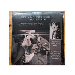 Yehudi Menuhin / Felix Mendelssohn-Bartholdy / Max Bruch / Philharmonia Orchestra / Walter Susskind / Efrem Kurtz Concerto In E Minor, Op. 64 / Concer