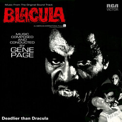 Gene Page Blacula (Music From The Original Soundtrack) Vinyl LP