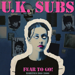 Uk Subs Fear To Go Rarities 1988-2000 - Pink (Colv) (Pnk) VINYL LP