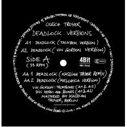 Ulrich Troyer Deadlock Versions Vinyl