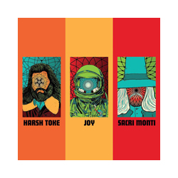 Harsh Toke / Joy / Sacri Monti Burnout (Triple 7 Inch) Vinyl 7"