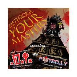 D.I. / Potbelly Dethrone Your Masters (Multicolor Splatter Vinyl) Vinyl 7"