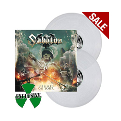 Sabaton Heroes On Tour (Clear Vinyl) Vinyl Double Album
